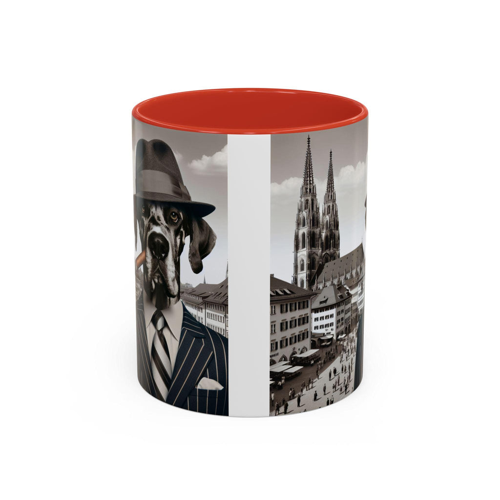Gangster Dane Coffee Mug, Novelty Dog Lover Gift
