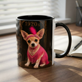 Chihuahua Flapper Accent Coffee Mug — Mob Dogs Collection (11/15oz)