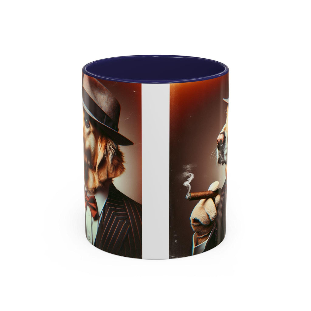 Golden Retriever Mobster Coffee Mug, Pet Lover Gift