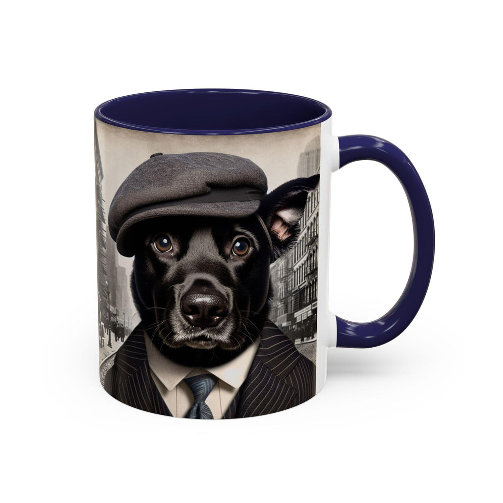 Rescue Dog Gangster Portrait Coffee Mug