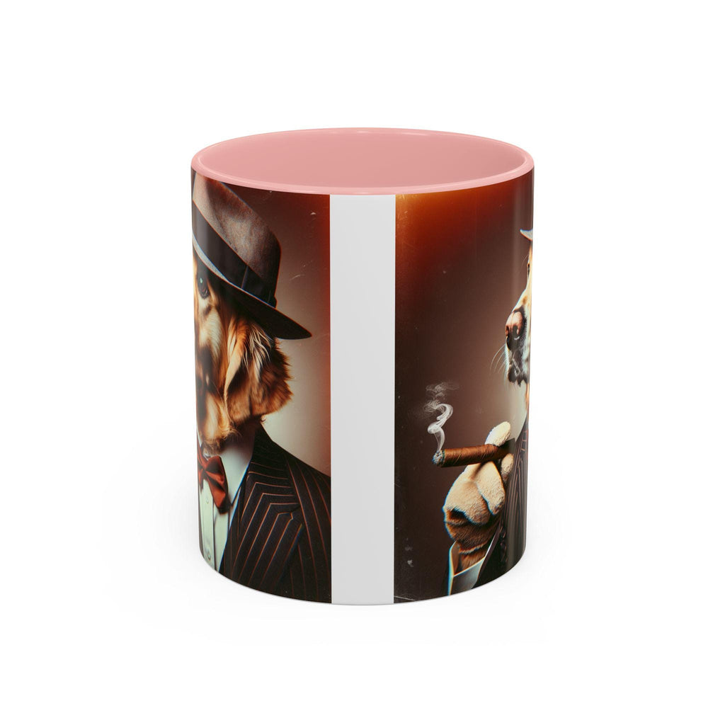 Golden Retriever Mobster Coffee Mug, Pet Lover Gift