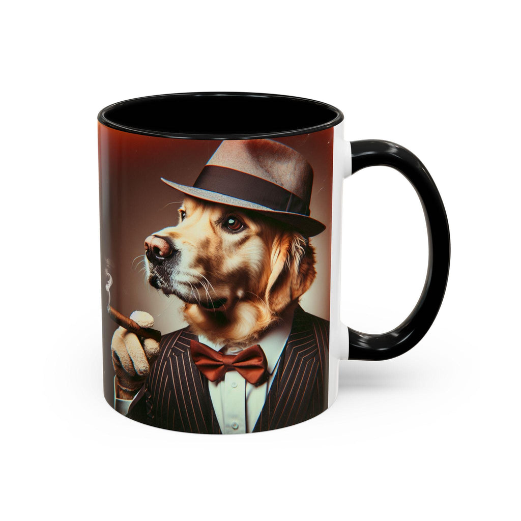 Golden Retriever Mobster Coffee Mug, Pet Lover Gift