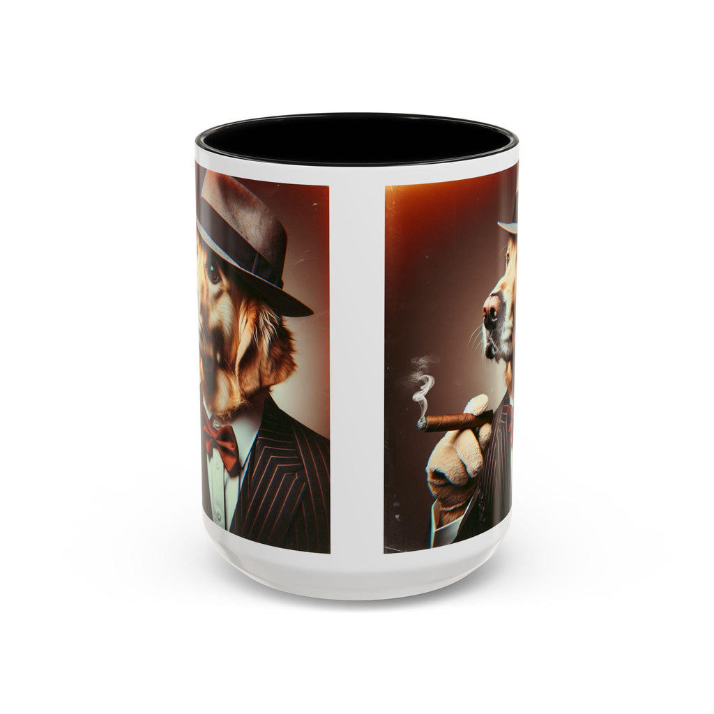 Golden Retriever Mobster Coffee Mug, Pet Lover Gift
