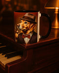 Golden Retriever Mobster Coffee Mug, Pet Lover Gift