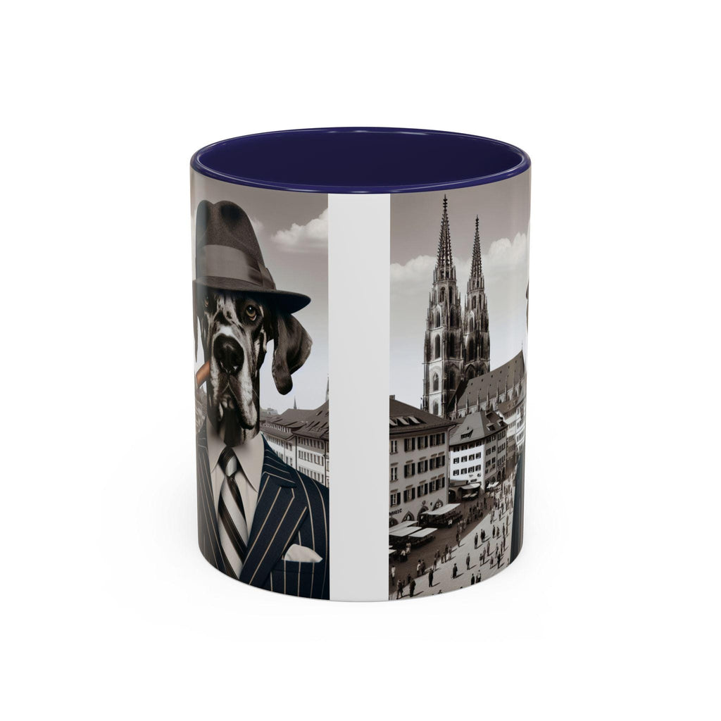 Gangster Dane Coffee Mug, Novelty Dog Lover Gift