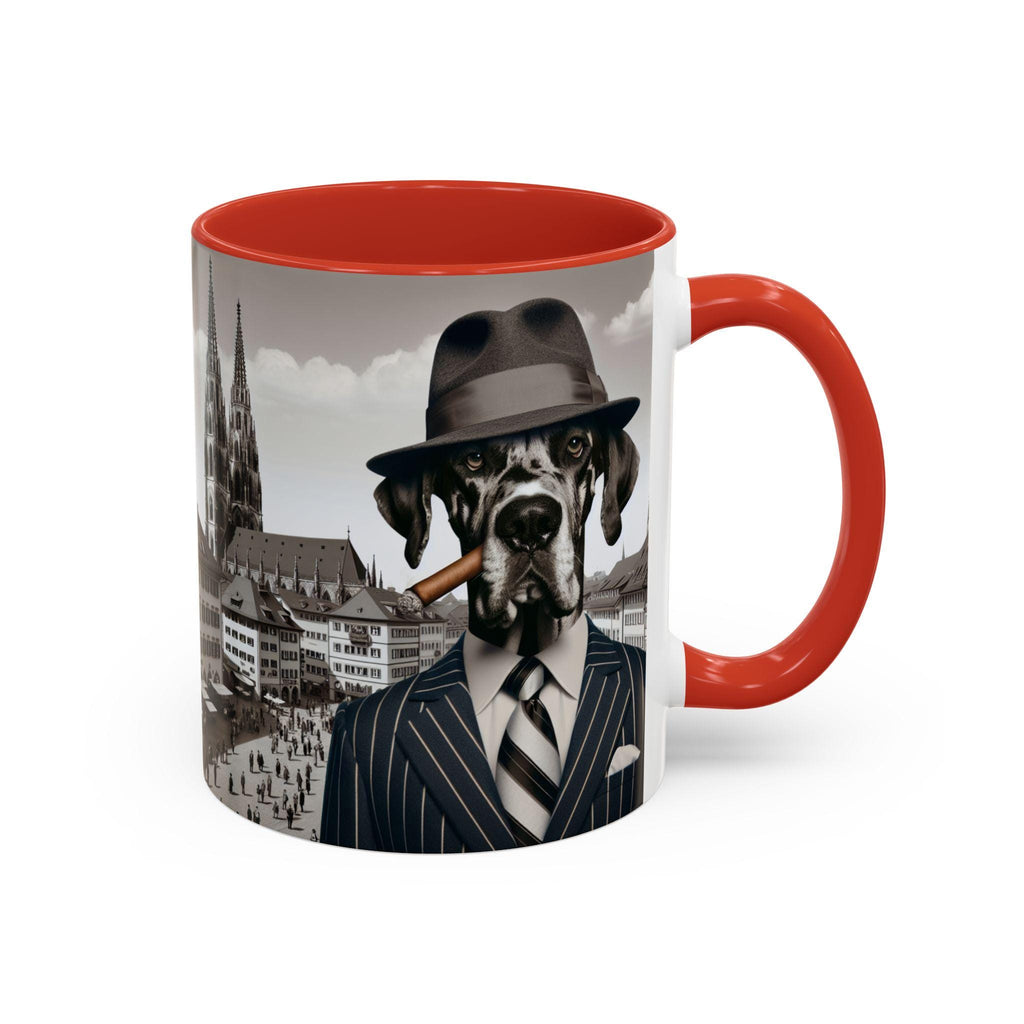 Gangster Dane Coffee Mug, Novelty Dog Lover Gift