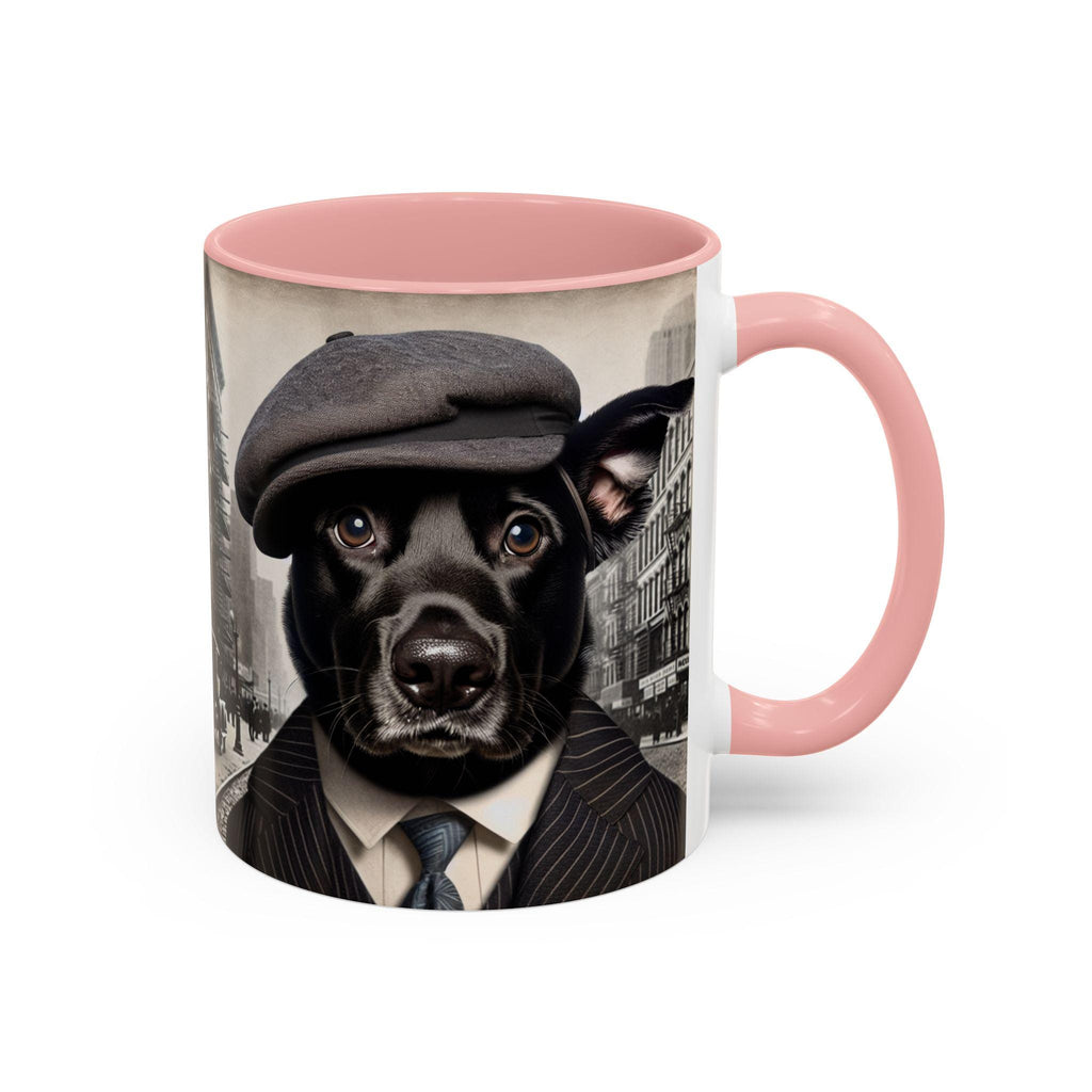 Rescue Dog Gangster Portrait Coffee Mug