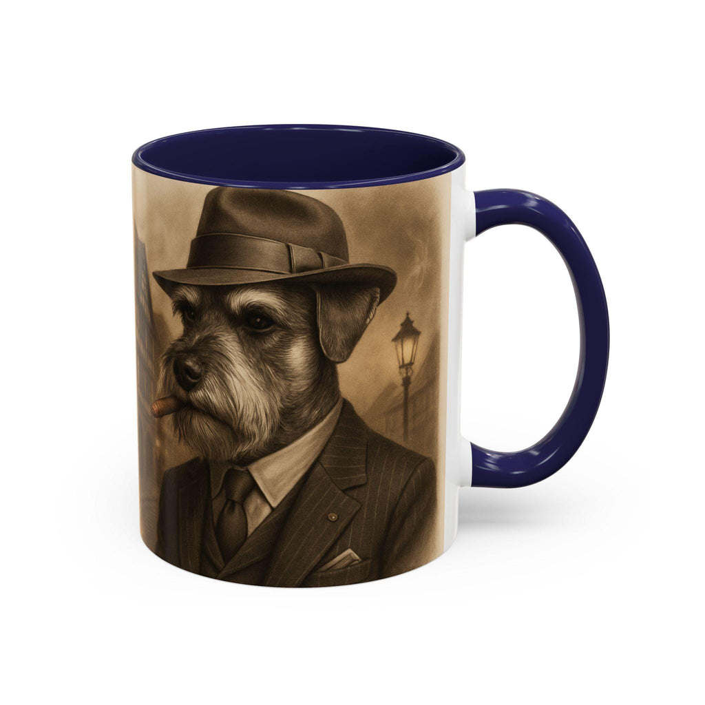 Gangster Dog accent Coffee Mug, Vintage Speakeasy Art, Funny Dog Lover Gift