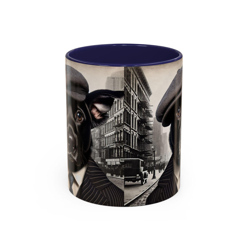 Rescue Dog Gangster Portrait Coffee Mug