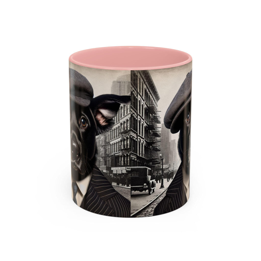 Rescue Dog Gangster Portrait Coffee Mug