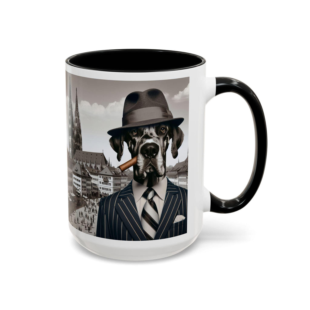 Gangster Dane Coffee Mug, Novelty Dog Lover Gift