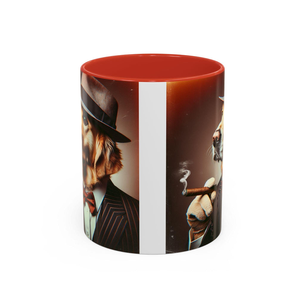 Golden Retriever Mobster Coffee Mug, Pet Lover Gift