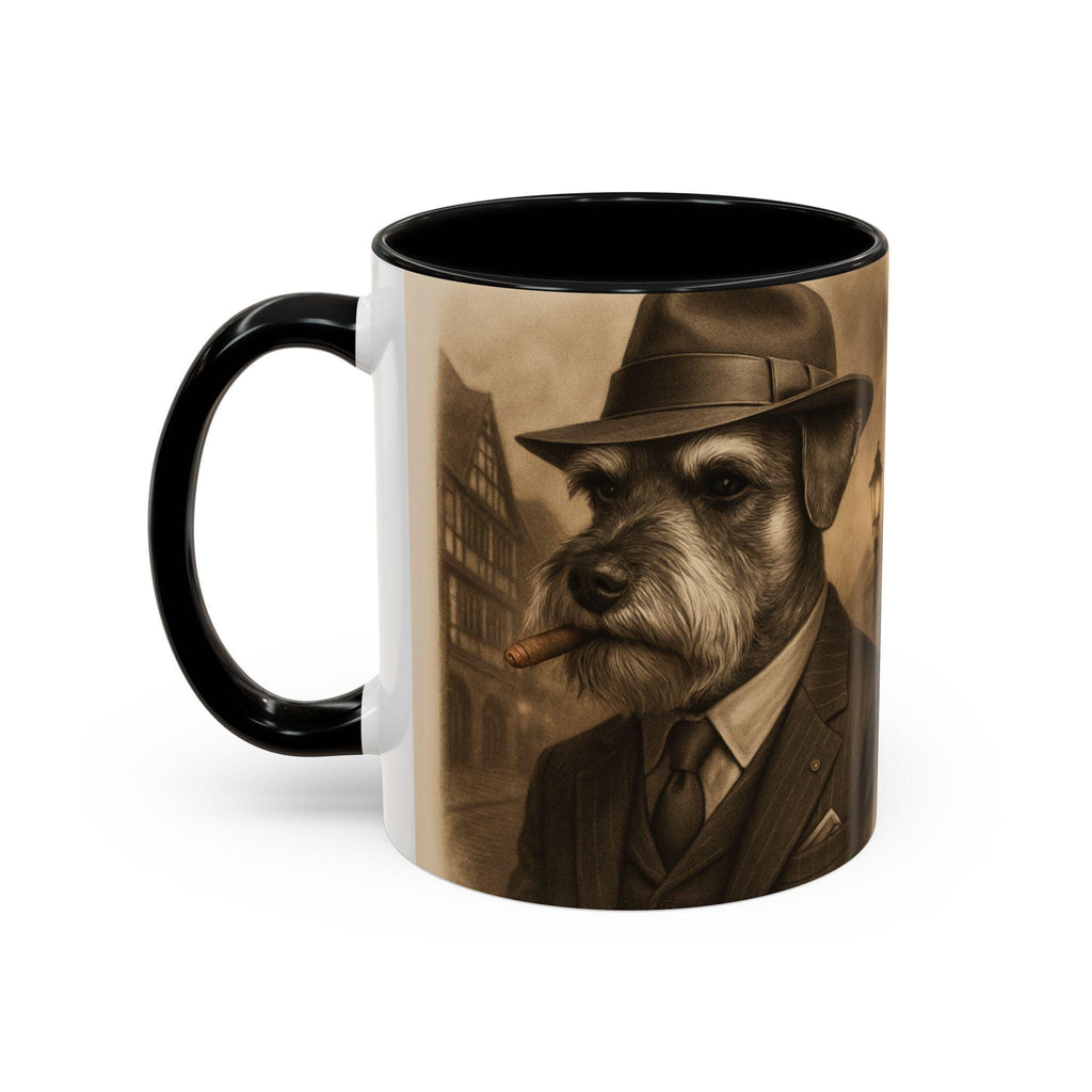 Gangster Dog accent Coffee Mug, Vintage Speakeasy Art, Funny Dog Lover Gift