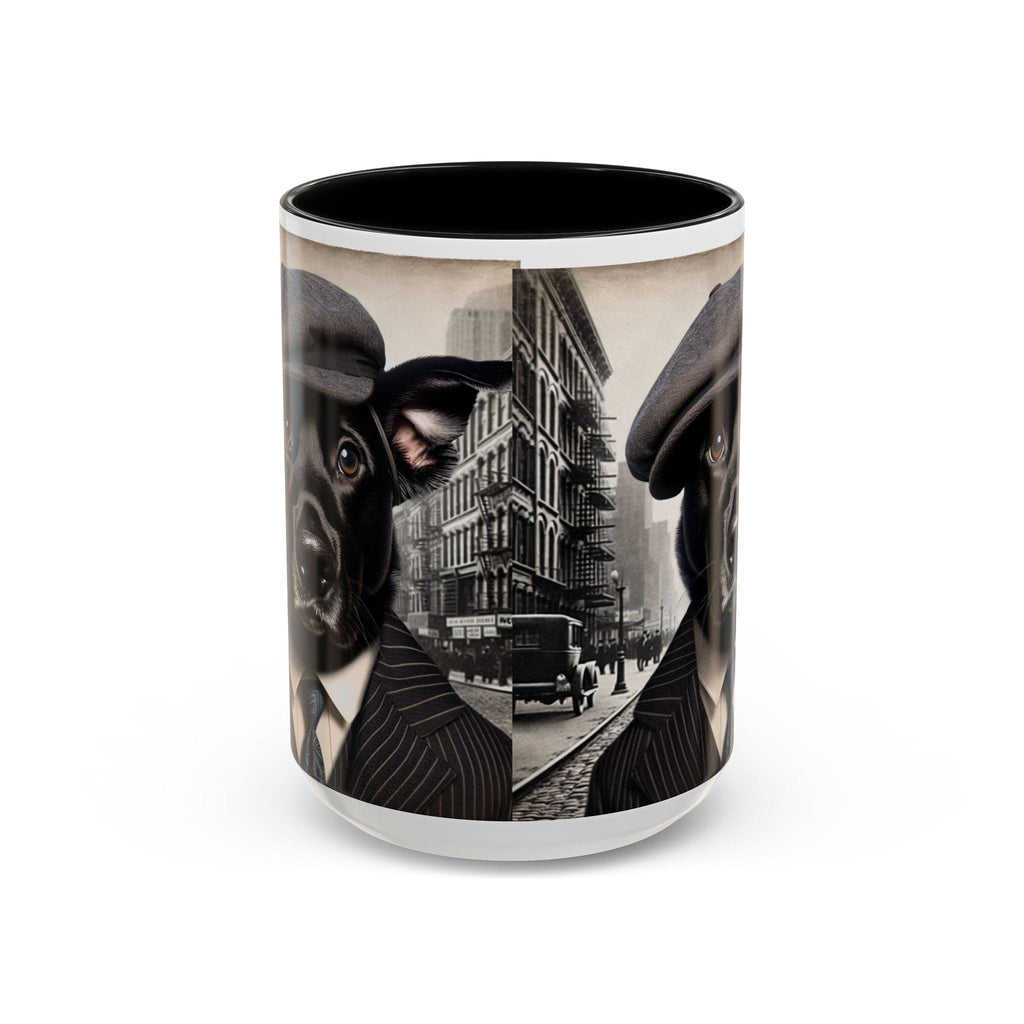 Rescue Dog Gangster Portrait Coffee Mug