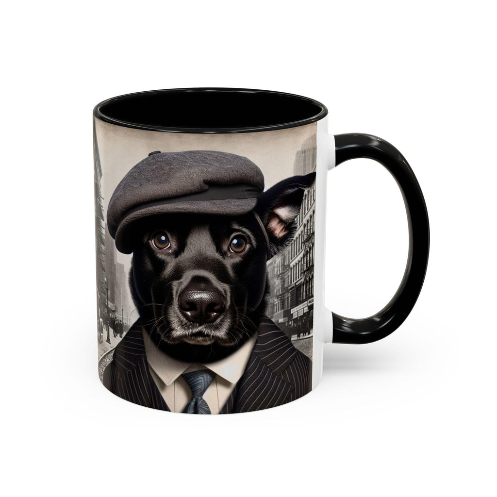 Rescue Dog Gangster Portrait Coffee Mug