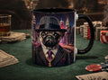 Gangster Pug Coffee Mug – Funny Dog Lover Coffee Cup