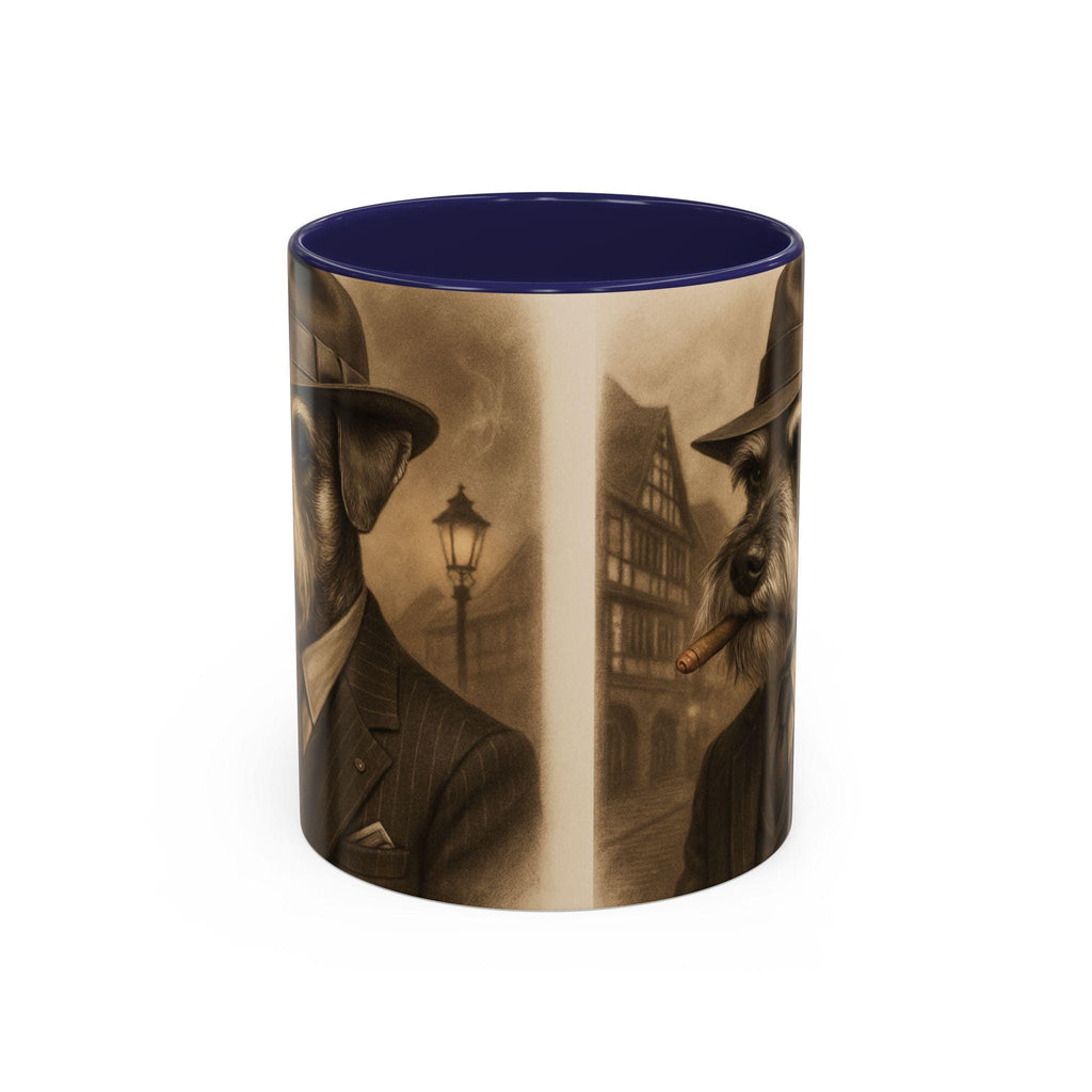 Gangster Dog accent Coffee Mug, Vintage Speakeasy Art, Funny Dog Lover Gift