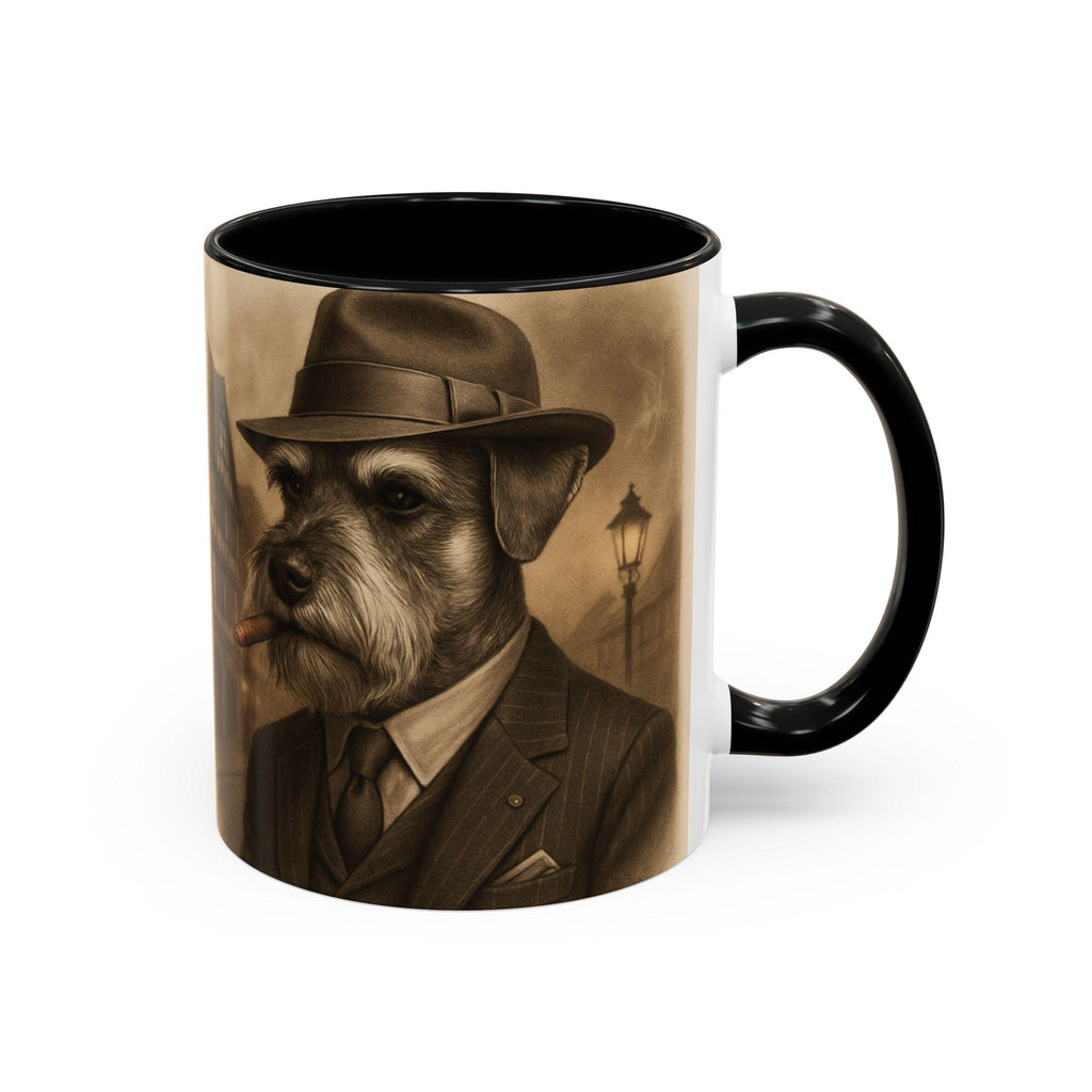 Gangster Dog accent Coffee Mug, Vintage Speakeasy Art, Funny Dog Lover Gift