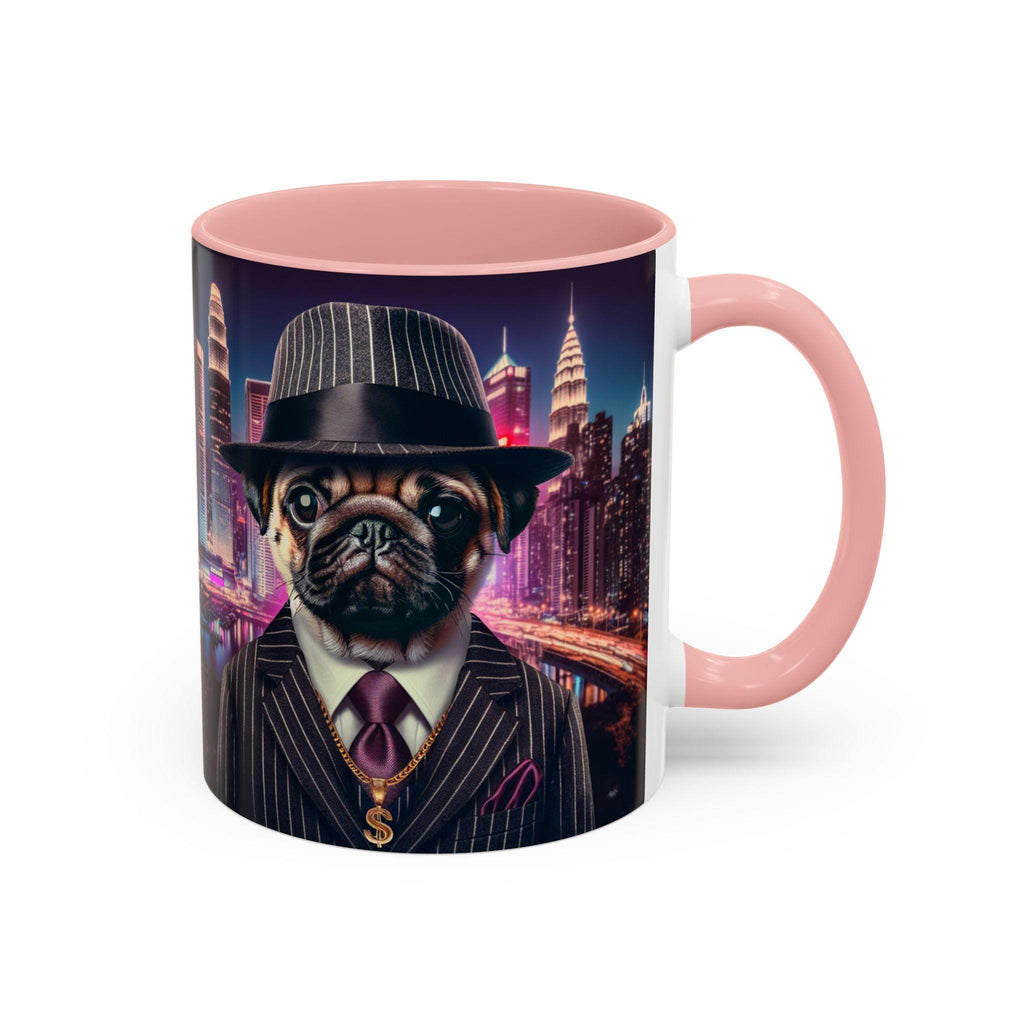 Gangster Pug Coffee Mug – Funny Dog Lover Coffee Cup