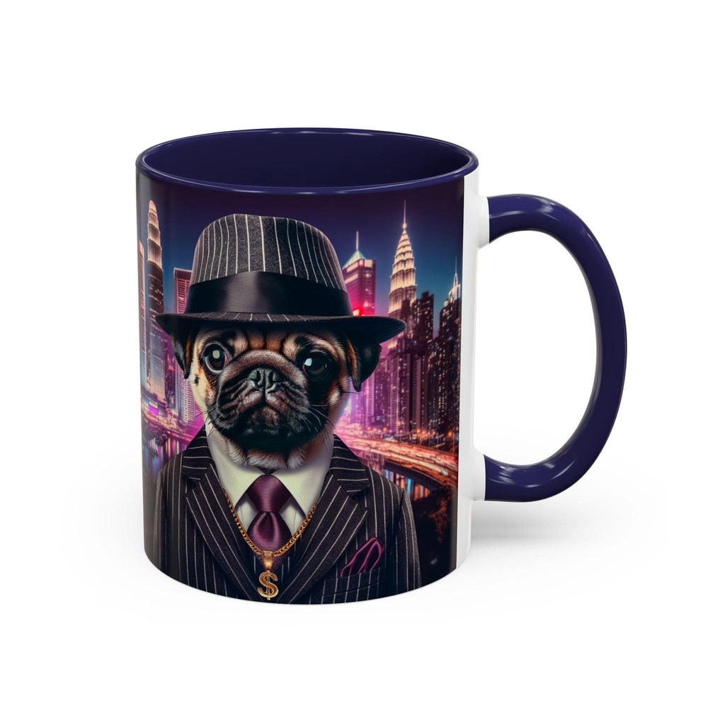 Gangster Pug Coffee Mug – Funny Dog Lover Coffee Cup